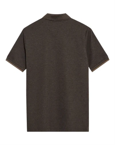 Mos Mosh Gallery - MMGHarvey Polo - Chocolate Brown